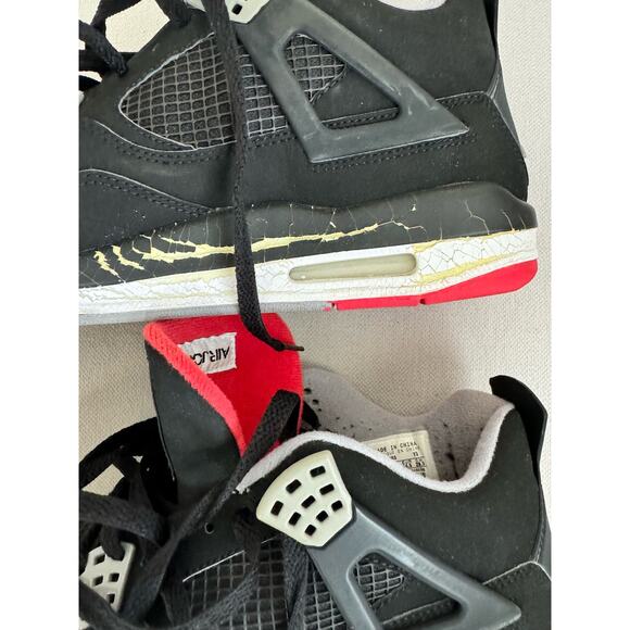 Air Jordan 4 Retro OG \'Bred\'  308497-003, Size 10.5 main image 8